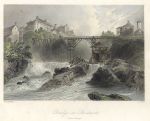 Canada, Bridge at Sherbrooke, Eastern Townships, 1842