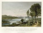 Lake District, Esthwaite Water, looking to Hawkshead, 1836