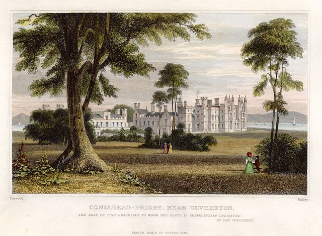 Lancashire, Conishead Priory, 1836