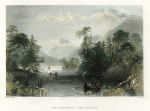 USA, The Narrows on Lake George, 1840
