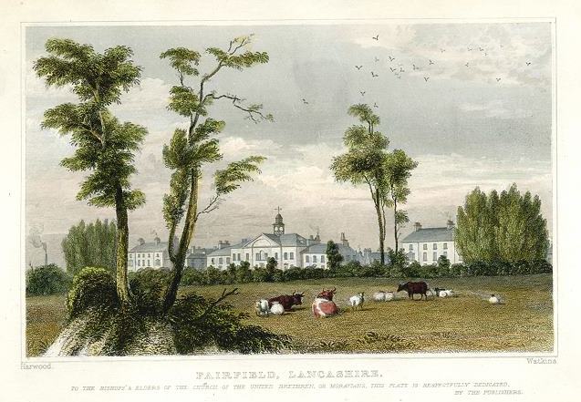Lancashire, Fairfield house, 1836