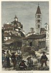 Spain, Valladolid, Market Place, 1875