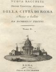 Italy, Rome, Title Page to Pronti's views, c1790