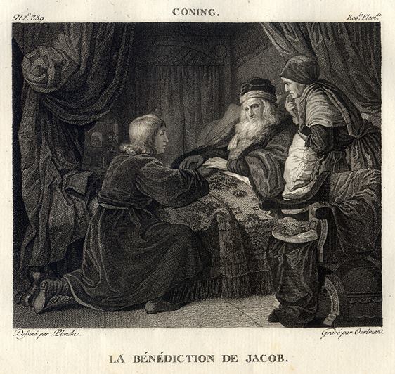 La Benediction de Jacob, after Coning, 1814