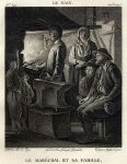Le Marechal et sa Famille (Blacksmith), after Le Nain, 1814