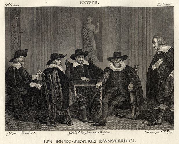 Les Bourg-Mestres D'Amsterdam, after Thomas De Keyser, 1814