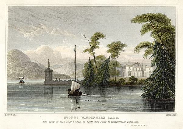 Lake District, Lake Windermere, Storrs, 1831