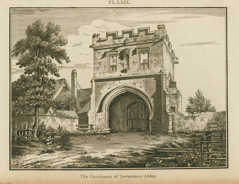 Tewkesbury Abbey, the Gatehouse, 1803