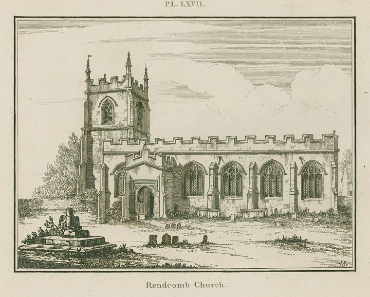Gloucestershire, Rendcomb Church, 1803