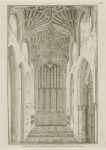 Gloucestershire, Cirencester Church interior, 1803