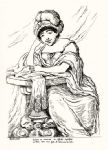 Madame de Stael, 1813. Etching by C. Kirkpatrick Sharpe, 1869