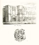 Mar's Work at Stirling. Etching by C. Kirkpatrick Sharpe, 1869