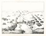 Battle of Bothwell Bridge (in 1679). Etching by C. Kirkpatrick Sharpe, 1869