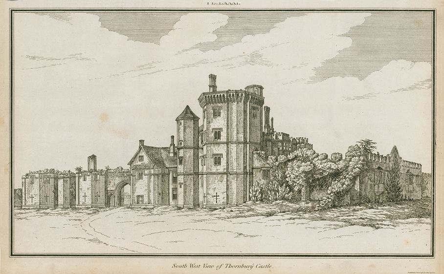 Gloucestershire, Thornbury Castle view, 1803