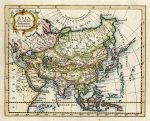 Asia map, Thomas Kitchin, 1770