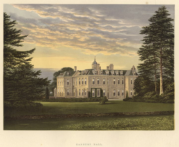 Worcestershire, Hanbury Hall, 1880