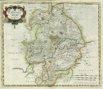 Warwickshire map, Morden, c1695