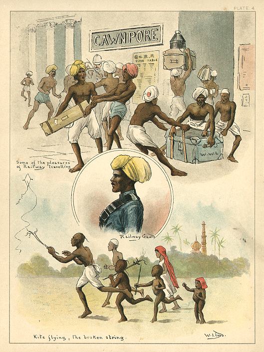 India, several scenes by W.Lloyd, published about 1880