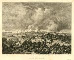 Russia, Battle of Moscow (in 1812), etching c1880