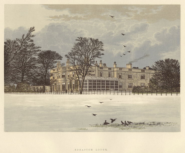 Derbyshire, Ednaston Lodge, 1880