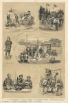 Japan, various scenes, about 1870