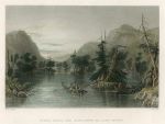 USA (New York), Scene among the Highlands on Lake George, 1840