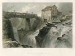 USA (New York), the Hudson, Bridge at Glens Fall, 1840