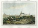 Poland, Krakow view, 1843