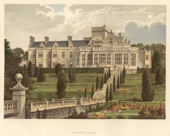 Lincolnshire, Easton Hall, 1880