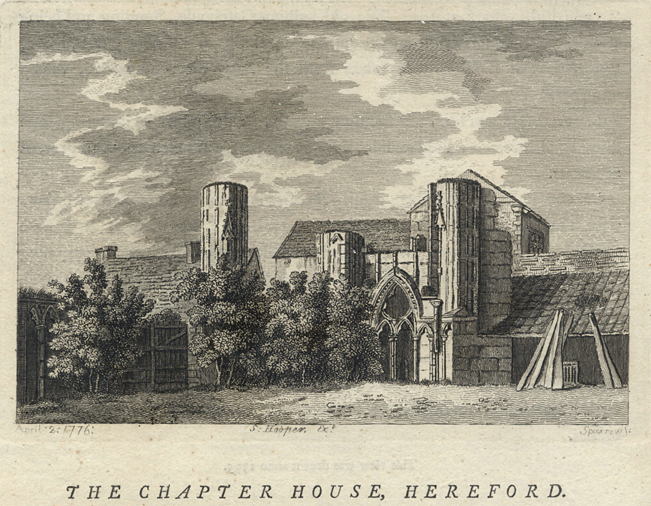 Hereford, the Chapter House, 1786
