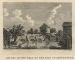 Kent, Canterbury, Arches in the City Wall, 1786