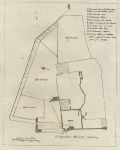 Kent, Canterbury, plan of St.Augustine's Monastery, 1786