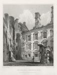 Scotland, Caerlaverock Castle courtyard, 1848