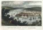 Devonport from Mount Edgecombe, 1848