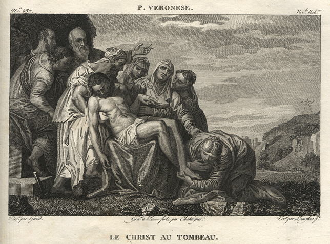Le Christ au Tombeau, after Paolo Veronese, 1814