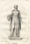Melpomene (Muse of Tragedy), sculpture, 1814