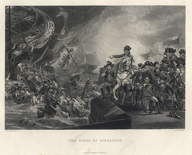 Siege of Gibraltar, (in 1782), 1860
