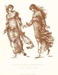'Courtesy and Frankness', facsimile of a drawing by E.Burne Jones, 1881