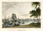 India, Calcutta view, 1842