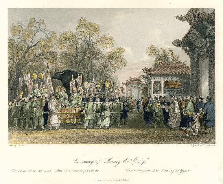 China, Ceremony of Meeting the Spring, 1843