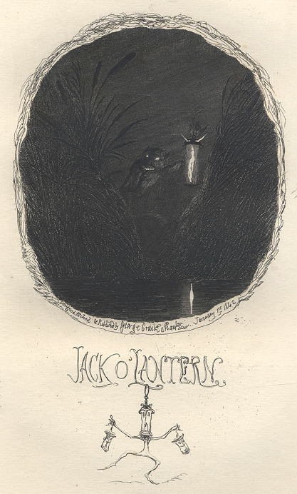 Jack O'Lantern, George Cruickshank, 1870