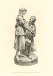 Robert Burns and Highland Mary, sculpture, 1882