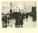 'The Landing Stage - Liverpool', photogravure after W.L.Wyllie, 1882