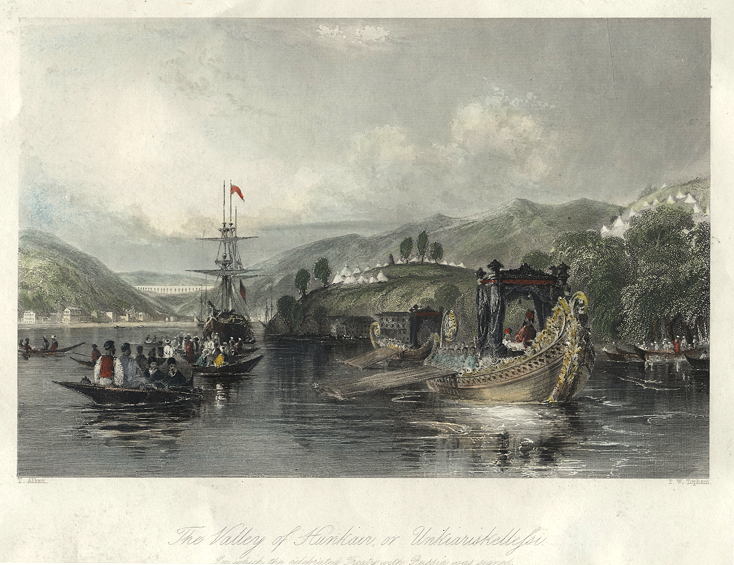 Turkey, Valley of Hunkair, 1838