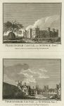 Suffolk, Framlingham Castle (2 views), 1786