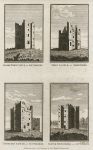 Scotland, Louthshire Castles (4 views), 1786