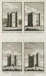Ireland, Louthshire Castles (4 views), 1786