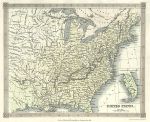 United States map, 1841