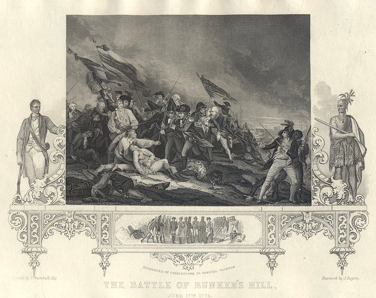 Battle of Bunker's Hill in 1775, 1862