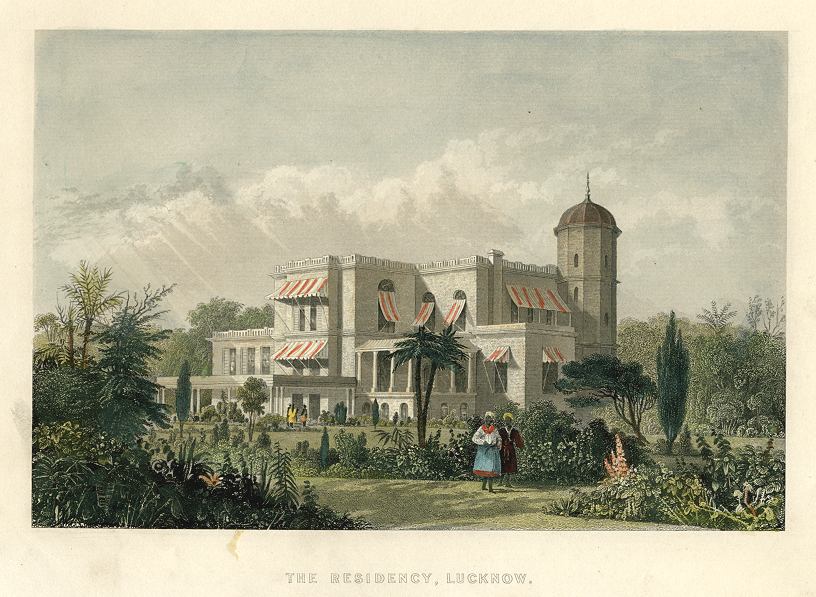 India, Lucknow, The Residency, 1860